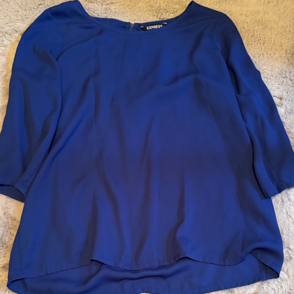 Express Women's Royal Blue Blouse